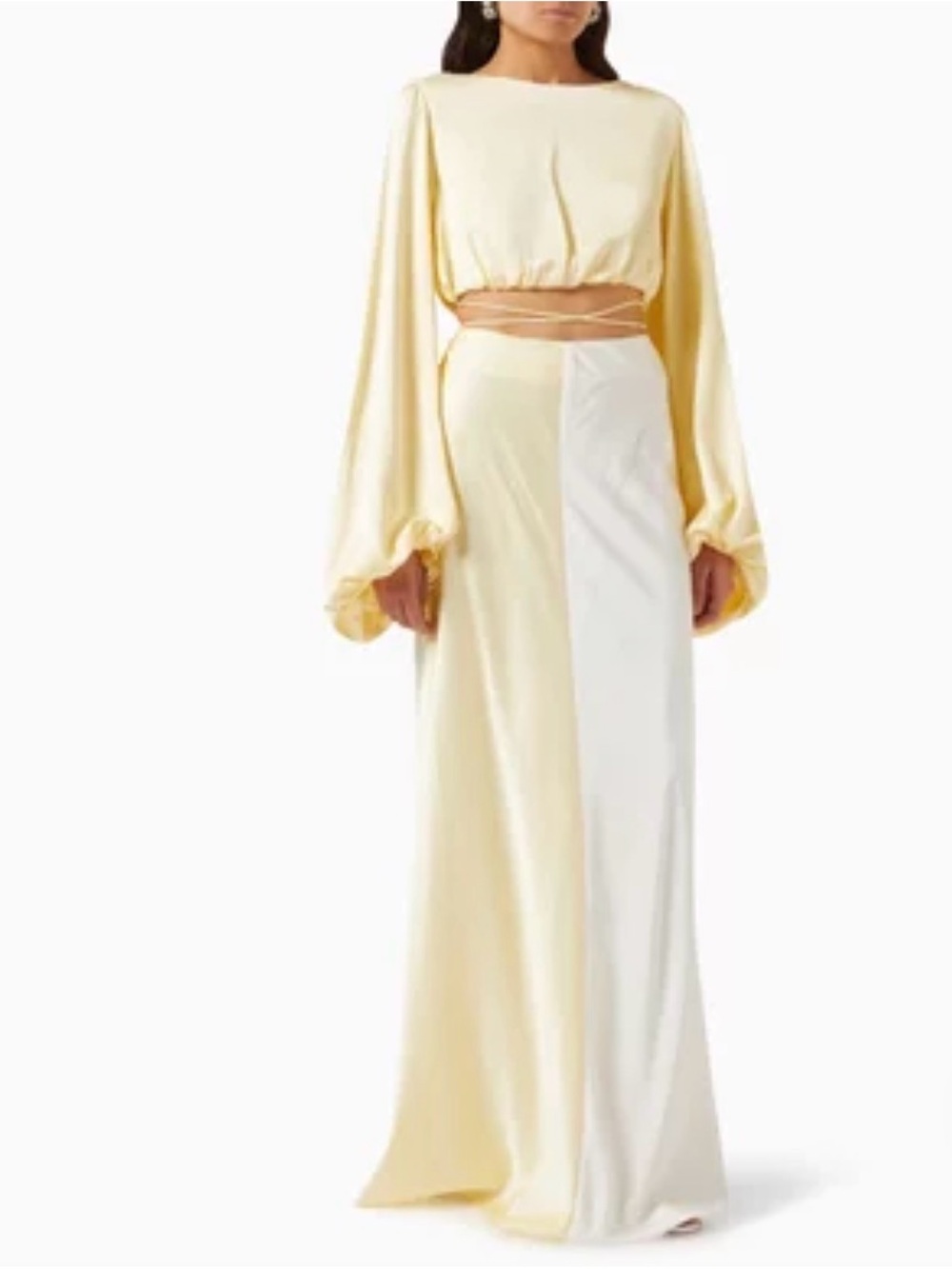 Significant Other White and Yellow Matching Set